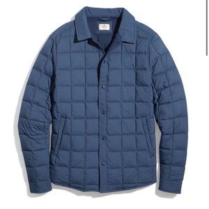 Marine layer puffer overshirt